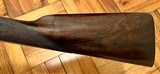 ANTIQUE ARTHUR ALLAN GLASGOW 12GA HAMMERGUN 29 3/4” CYL/CYL WITH RECENT NITRO REPROOF FINE DAMASCUS BARRELS NICLEY FIGURED WOOD WITH GREAT DIMENSIONS - 15 of 18