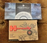 52 ROUNDS 375 H&H MAG 20 HORNADY 300GR SOLID 15 FEDERAL 270 GR SP & 17 ROUNDS FEDERAL 300GR SP - 1 of 4