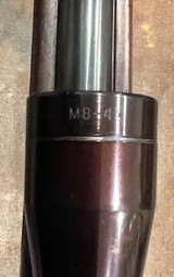 WINCHESTER MODEL 52B .22LR SPORTING 24” BARREL G&H SIDEMOUNTED LEUPOLD M8 4X SCOPE NICE ORIGINAL RIFLE BUILT IN 1952 - 17 of 17