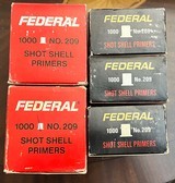 5000 FEDERAL NO.209 SHOTSHELL PRIMERS - 1 of 1