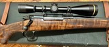 JOHN BOLLIGER SR CUSTOM 25-06 PRE 64 MODEL 70 ACTION 24” BARREL OUTSTANDING FIGURED WOOD EXCELLENT CONDITION - 3 of 16
