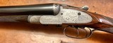 GE LEWIS & SONS LIGHTWEIGHT 6LBS 3OZ BACK ACTION SIDELOCK 27” IC/M BARRELS GAME SCENE & SCROLL ENGRAVED - 2 of 20