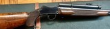 BSA .22 HORNET MARTINI ACTION SPORTING RIFLE 25” BARREL FITTED WITH VINTAGE AJACK KLEIN TARGET SCOPE