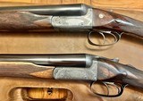 WILLIAM EVANS (FROM PURDEY’S) 12GA MATCHED PAIR
BEST BOXLOCK EJECTORS 29 1/2” BARRELS 2 3/4” NITRO PROOF STRAIGHT GRIP WITH SLIM BEAVERTAIL FORENDS - 2 of 20