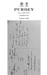 ANTIQUE JAMES PURDEY 12GA ISLAND LOCK HAMMERGUN 29.5” CYL/CLY STEEL BARRELS BUILT IN 1884 PURDEY LETTER - 22 of 22