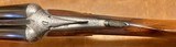 ARMSTRONG & CO NEWCASTLE 12GA TOP QUALITY BOXLOCK EJECTOR 30” C/F SET UP FOR LEFT HANDED SHOOTER FULL COVERAGE SCROLL ENGRAVED ACTION FIGURED WOOD - 4 of 20