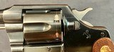 COLT OFFICIAL POLICE .22LR 6” BARREL FIRST YEAR PRODUCTION 1930 ORIGINAL HIGH POLISH BLUE - 7 of 9