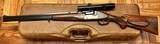 GERMAN (LIKELY MERKEL) 7X65R O/U BLITZ ACTION DOUBLE RIFLE 25 1/2” BARRELS WITH CLAW MOUNTED KAHLES 1.1-4.5X20 SCOPE EXCELLENT CONDITION ACCURATE RIFE - 18 of 24