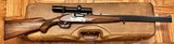 GERMAN (LIKELY MERKEL) 7X65R O/U BLITZ ACTION DOUBLE RIFLE 25 1/2” BARRELS WITH CLAW MOUNTED KAHLES 1.1-4.5X20 SCOPE EXCELLENT CONDITION ACCURATE RIFE - 19 of 24