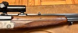 GERMAN (LIKELY MERKEL) 7X65R O/U BLITZ ACTION DOUBLE RIFLE 25 1/2” BARRELS WITH CLAW MOUNTED KAHLES 1.1-4.5X20 SCOPE EXCELLENT CONDITION ACCURATE RIFE - 11 of 24