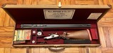 ANTIQUE WJ JEFFERY 12 BORE DOUBLE HAMMER RIFLE CUSTOM BUILT BY KIRK MERRINGTON 28” BARRELS WITH CLAW MOUNTED SWAROVSKI SCOPE ACCURATE RIFLE - 23 of 23