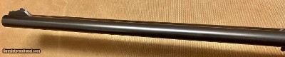 ANTIQUE WJ JEFFERY 12 BORE DOUBLE HAMMER RIFLE CUSTOM BUILT BY KIRK MERRINGTON 28” BARRELS WITH CLAW MOUNTED SWAROVSKI SCOPE ACCURATE RIFLE - Image 13 of 23
