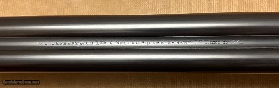 ANTIQUE WJ JEFFERY 12 BORE DOUBLE HAMMER RIFLE CUSTOM BUILT BY KIRK MERRINGTON 28” BARRELS WITH CLAW MOUNTED SWAROVSKI SCOPE ACCURATE RIFLE - Image 6 of 23