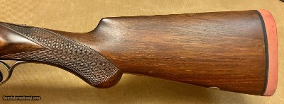 ANTIQUE WJ JEFFERY 12 BORE DOUBLE HAMMER RIFLE CUSTOM BUILT BY KIRK MERRINGTON 28” BARRELS WITH CLAW MOUNTED SWAROVSKI SCOPE ACCURATE RIFLE - Image 16 of 23
