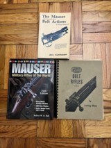 THREE MAUSER RIFLE BOOKS