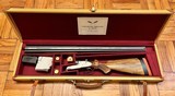 CHARLES HELLIS LONDON 12GA BACK ACTION SIDELOCK EJECTOR 30” F/F 3” MAGNUM FIGURED STOCK & BEAVERTAIL FOREND BETWEEN THE WARS SXS COMPETITION GUN