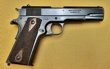 1917 COMMERCIAL COLT 1911 .45 ACP PISTOL VERY NICE ORIGINAL CONDITION WITH TWO ORIGINAL PINED TWO TONE MAGAZINES EXCELLENT BORE - 2 of 7