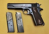 1917 COMMERCIAL COLT 1911 .45 ACP PISTOL VERY NICE ORIGINAL CONDITION WITH TWO ORIGINAL PINED TWO TONE MAGAZINES EXCELLENT BORE - 7 of 7