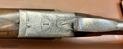 FREDERICK WILLIAMS LONDON & BIRMINGHAM “THE COLONIAL” 12GA BOXLOCK TRAP/SKEET TWO BARREL SET LEFT HAND STOCK 30” M/F 26” SK/SK 3” 1 1/2OZ NITRO PROOF - Image 7 of 23