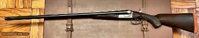 FREDERICK WILLIAMS LONDON & BIRMINGHAM “THE COLONIAL” 12GA BOXLOCK TRAP/SKEET TWO BARREL SET LEFT HAND STOCK 30” M/F 26” SK/SK 3” 1 1/2OZ NITRO PROOF - Image 19 of 23