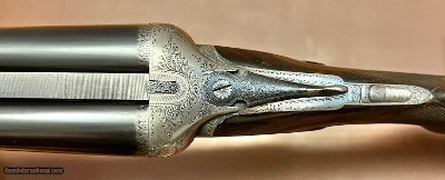 FREDERICK WILLIAMS LONDON & BIRMINGHAM “THE COLONIAL” 12GA BOXLOCK TRAP/SKEET TWO BARREL SET LEFT HAND STOCK 30” M/F 26” SK/SK 3” 1 1/2OZ NITRO PROOF - Image 3 of 23