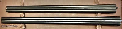 FREDERICK WILLIAMS LONDON & BIRMINGHAM “THE COLONIAL” 12GA BOXLOCK TRAP/SKEET TWO BARREL SET LEFT HAND STOCK 30” M/F 26” SK/SK 3” 1 1/2OZ NITRO PROOF - Image 21 of 23