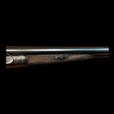 ANTIQUE SCOTTISH W. FINLAY 12 BORE HAMMERGUN 29 3/4” LM/M 2 3/4” NITRO BARRELS FULL COVERAGE SCROLL ENGRAVING HIGHLY FIGURED WOOD ORIGINAL CASE - 10 of 25