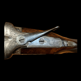 ARMY NAVY CSL 16GA SIDELOCK EJECTOR 28” CYL/FULL BARRELS HIGHLY FIGURED WOOD WITH GREAT DIMENSIONS EXCELLENT CONDITION LEATHER CASE BUILT IN 1905 - 3 of 23