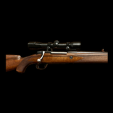 HOLLAND & HOLLAND SHOT & REGULATED FFV HUSQVARNA 7MM MAGNUM 24” BARREL KAHLES 4X30 SCOPE HIGHLY FIGURED WOOD EXCELLENT CONDITION