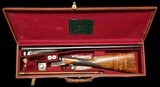 E. GALE & SON BARNSTABLE 12GA 2” BOXLOCK EJECTOR 26” IM/IM 5LBS 4OZ FINE ORIGINAL CONDITION CASED WITH ALL ORIGINAL ACCESSORIES - 1 of 25