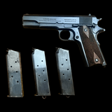 1913 PRODUCTION COLT 1911 .45 ACP ARMY PISTOL THREE TOTAL MAGAZINES TWO HORSESHOE & ONE PINNED EXCELLENT CONDITION - 1 of 7