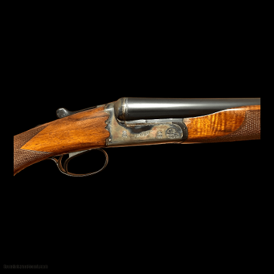 ABERCROMBIE & FITCH 12GA BOXLOCK EJECTOR (BUILT BY ZOLI/F.LLI. RIZZINI) 26” IC/M 2 3/4” BARRELS HIGH QUALITY ITALIAN DOUBLE