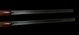 AYA #2 .410 SIDELOCK EJECTOR CONSECUTIVE SN TRUE PAIR 27” TEAGUE CHOKED BARRELS WELL FIGURED WOOD WITH LEATHER PADS STUNNING BRACE OF SMALLBORE GUNS - 7 of 16
