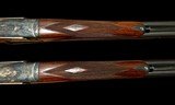 AYA #2 .410 SIDELOCK EJECTOR CONSECUTIVE SN TRUE PAIR 27” TEAGUE CHOKED BARRELS WELL FIGURED WOOD WITH LEATHER PADS STUNNING BRACE OF SMALLBORE GUNS - 6 of 16