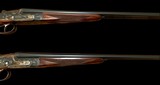 AYA #2 .410 SIDELOCK EJECTOR CONSECUTIVE SN TRUE PAIR 27” TEAGUE CHOKED BARRELS WELL FIGURED WOOD WITH LEATHER PADS STUNNING BRACE OF SMALLBORE GUNS - 10 of 16