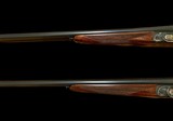 AYA #2 .410 SIDELOCK EJECTOR CONSECUTIVE SN TRUE PAIR 27” TEAGUE CHOKED BARRELS WELL FIGURED WOOD WITH LEATHER PADS STUNNING BRACE OF SMALLBORE GUNS - 8 of 16