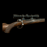 C.L. MOORE MICHIGAN CUSTOM 7MM MAG/.458 WIN MAG SWITCH BARREL/TAKEDOWN BOLT ACTION RIFLE BUILT ON ARGENTINE 1909 ACTION PLAINS/DANGEROUS GAME RIFLE