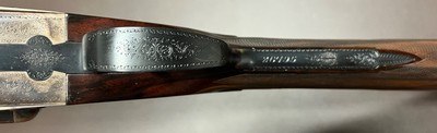 ***SOLD*** HOLLAND & HOLLAND #2 12 BORE HAND DETACHABLE SIDELOCK EJECTOR 30” CYL/LM BARRELS NICLEY FIGURED WOOD CASED BUILT IN 1913 - Image 6 of 22