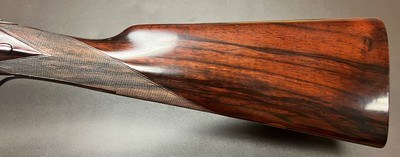 ***SOLD*** HOLLAND & HOLLAND #2 12 BORE HAND DETACHABLE SIDELOCK EJECTOR 30” CYL/LM BARRELS NICLEY FIGURED WOOD CASED BUILT IN 1913 - Image 14 of 22