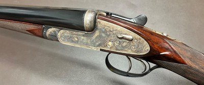 ***SOLD*** HOLLAND & HOLLAND #2 12 BORE HAND DETACHABLE SIDELOCK EJECTOR 30” CYL/LM BARRELS NICLEY FIGURED WOOD CASED BUILT IN 1913 - Image 2 of 22