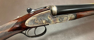 ***SOLD*** HOLLAND & HOLLAND #2 12 BORE HAND DETACHABLE SIDELOCK EJECTOR 30” CYL/LM BARRELS NICLEY FIGURED WOOD CASED BUILT IN 1913 - Image 3 of 22