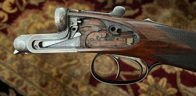 ***SOLD*** HOLLAND & HOLLAND BADMINTON 2” 12 BORE HAND DETACHABLE SIDELOCK EJECTOR 28” IC/IC BARRELS FINE CONDITION BETWEEN THE WARS GUN - Image 23 of 25