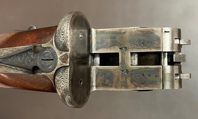 ***SOLD*** HOLLAND & HOLLAND BADMINTON 2” 12 BORE HAND DETACHABLE SIDELOCK EJECTOR 28” IC/IC BARRELS FINE CONDITION BETWEEN THE WARS GUN - Image 22 of 25