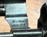 SMITH & WESSON 25-5 45 COLT 6” BARREL EL PASO SADDLERY HOLSTER EXCELLENT BORE NICE ORIGINAL CONDITION REVOLVER - 6 of 8