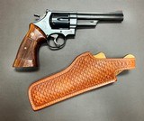 SMITH & WESSON 25-5 45 COLT 6” BARREL EL PASO SADDLERY HOLSTER EXCELLENT BORE NICE ORIGINAL CONDITION REVOLVER