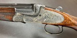 PRE WAR BERNHARD MERKEL (RETAILED BY H. BARELLA BERLIN) BEST SIDELOCK 20GA O/U 27” C/IC BOHLER STEEL BARRELS OUTSTANDING QUALITY GUN BUILT IN 1923 - 2 of 20