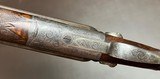 JOHANN SPRINGER BEST QUALITY 16GA 29.5” DAMASCUS ROUNDED BAR ACTION HAMMERGUN HIGHLY FIGURED WOOD FULL COVERAGE SCROLL ENGRAVING NICE ORIGINAL GUN - 5 of 20