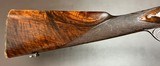 JOHANN SPRINGER BEST QUALITY 16GA 29.5” DAMASCUS ROUNDED BAR ACTION HAMMERGUN HIGHLY FIGURED WOOD FULL COVERAGE SCROLL ENGRAVING NICE ORIGINAL GUN - 12 of 20