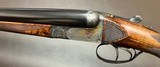 AUGUSTE FRANCOTTE VL&D NEW YORK RETAILED MODEL 14E LIGHTWEIGHT (5LBS 15OZ) 12GA BOXLOCK EJECTOR 26” IC/LM BARRELS FIGURED WOOD BUILT IN 1934 - 2 of 19