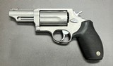 TAURUS JUDGE STAINLESS FIVE ROUND 45 COLT/.410 2.5” REVOLVER 3” BARREL - 2 of 4